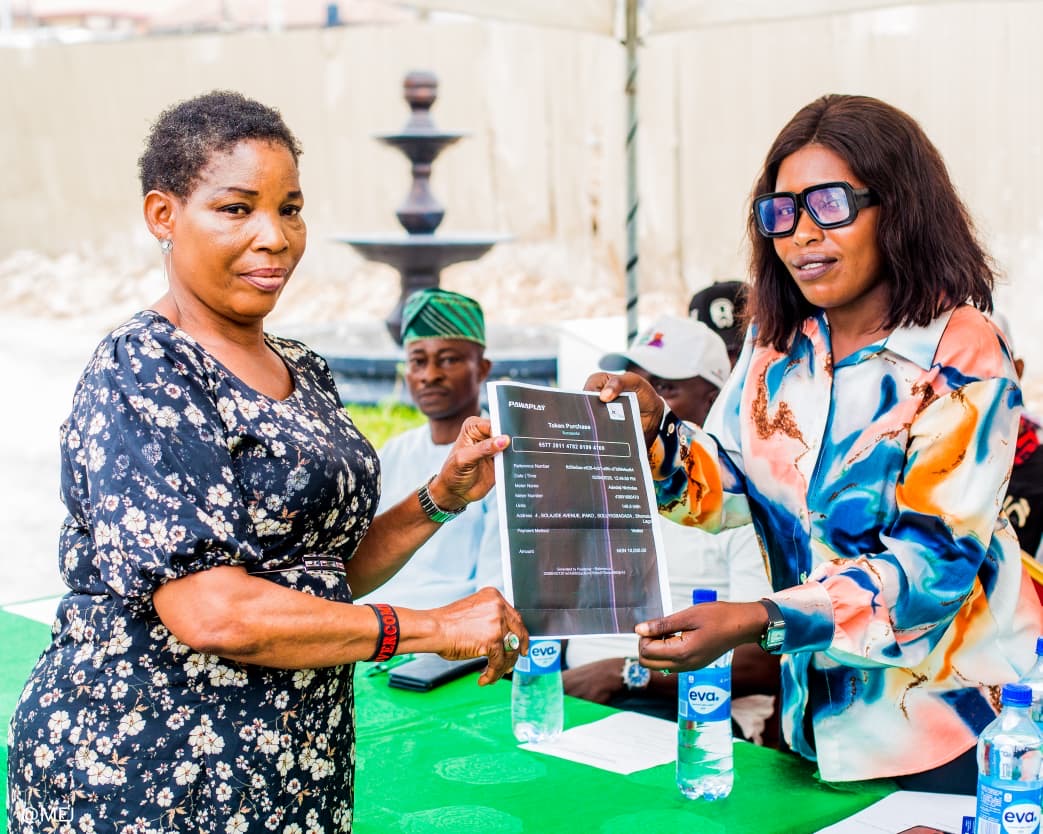 Beneficiary presented with a PawaPlay prepaid token receipt