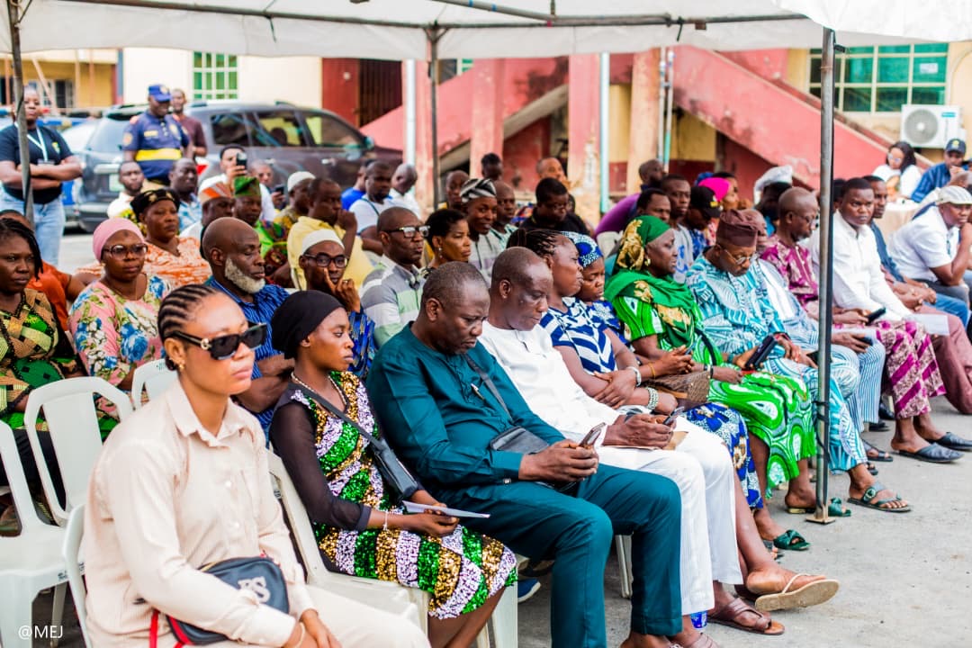 Community members attending the Kosofe LGA pilot programme event